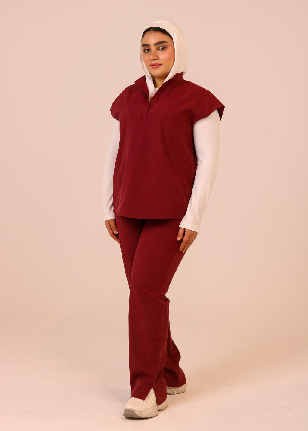 Burgundy Tuana scurb