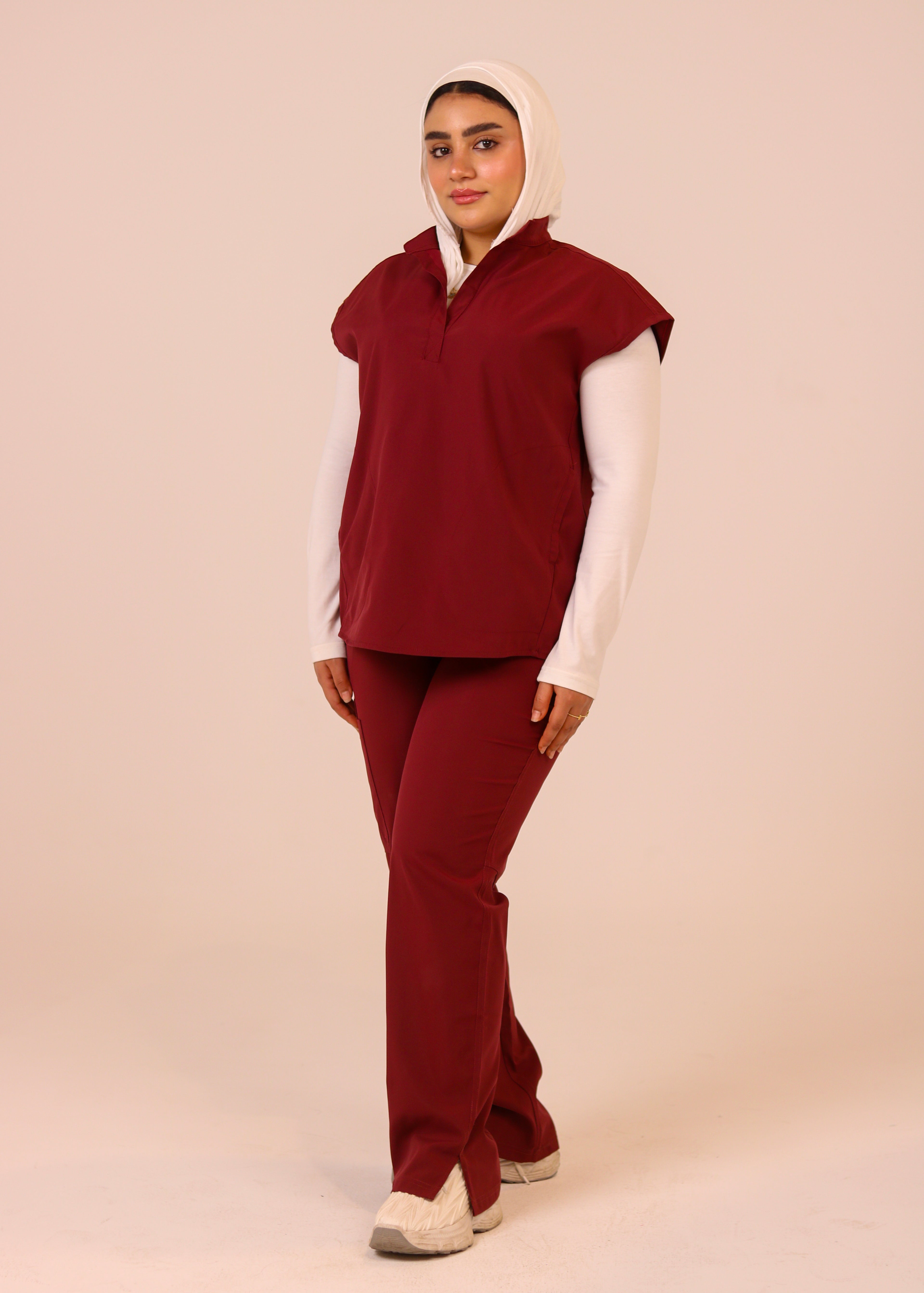 Burgundy Tuana scurb